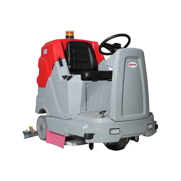 Поломоечная машина аккумуляторная с сиденьем EVOline SDB 860 T с гелевой АКБ и ЗУ