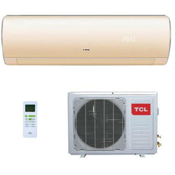 Инверторный кондиционер золотистого цвета TCL TAC-09HRIA/FG