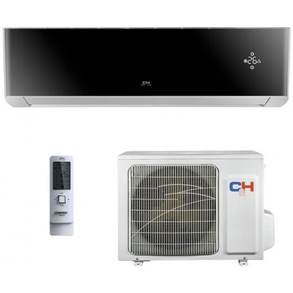 Инверторный кондиционер черного цвета Cooper&Hunter CH-S12FTXAM2S-BL