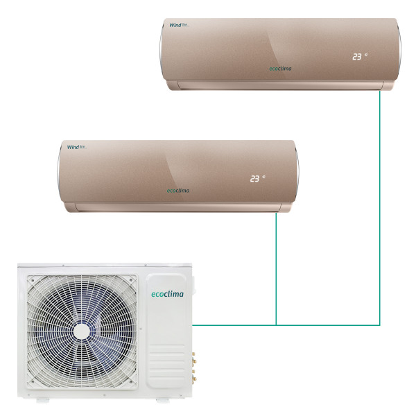 Настенная мульти-сплит-система Ecoclima G на 2 комнаты