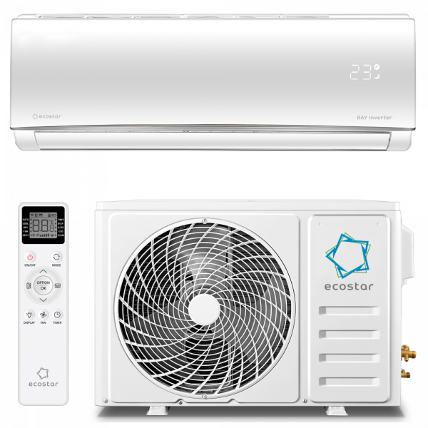Инверторный настенный кондиционер Ecostar KVS-IRAY12ST