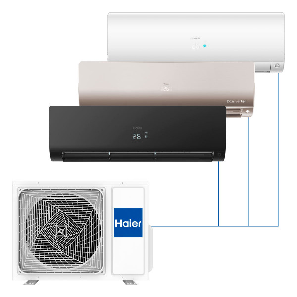 Настенная мульти-сплит-система Haier Flexis 2023 на 3 комнаты