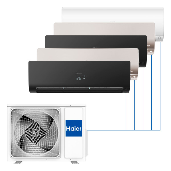 Настенная мульти-сплит-система Haier Flexis 2023 на 5 комнат