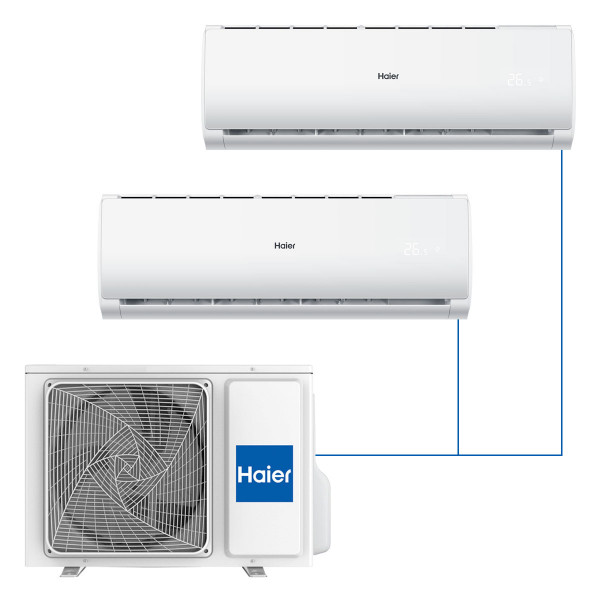 Настенная мульти-сплит-система Haier Leader 2023 на 2 комнаты