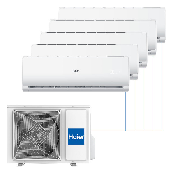 Настенная мульти-сплит-система Haier Leader 2023 на 5 комнат
