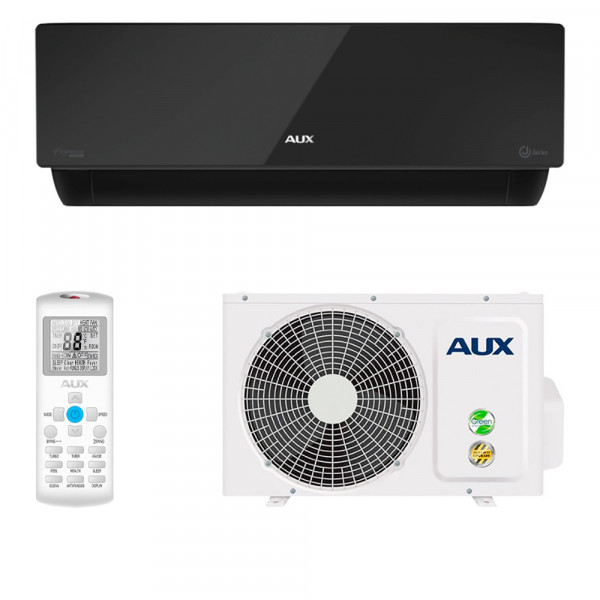 Инверторный кондиционер черного цвета AUX ASW-H09B4/JD-R2DI AS-H09B4/JD-R2DI