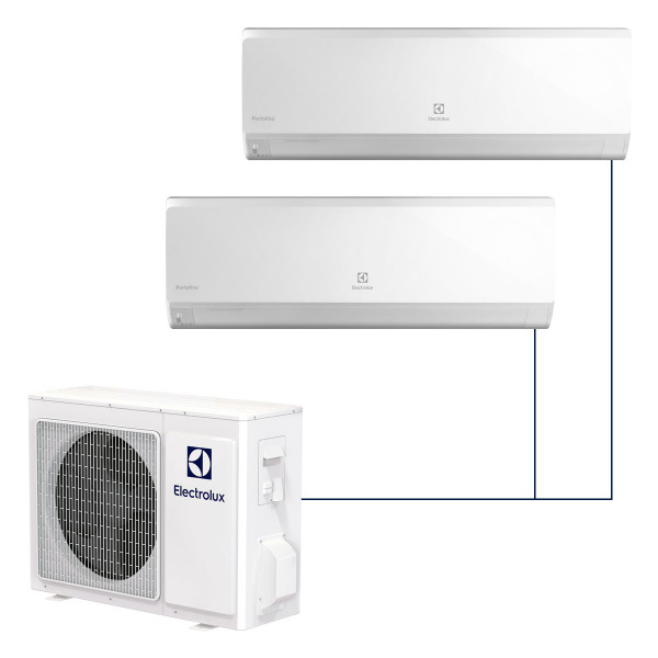 Настенная мульти-сплит-система Electrolux Portofino Super Match DC Inverter на 2 комнаты