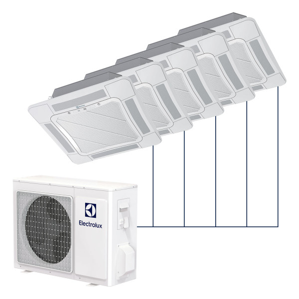 Кассетная мульти-сплит-система Electrolux Super Match DC Inverter на 5 комнат