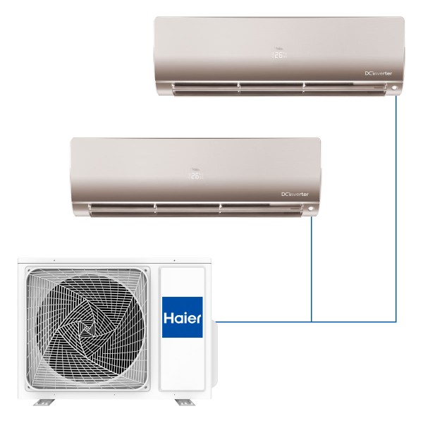 Настенная мульти-сплит-система Haier Flexis на 2 комнаты
