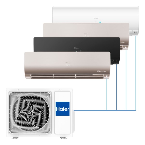 Настенная мульти-сплит-система Haier Flexis на 4 комнаты