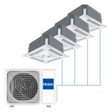 Кассетная мульти-сплит-система Haier R32 на 4 комнаты