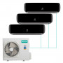 Настенная мульти-сплит-система Hisense Premium Black FM DC Inverter на 3 комнаты