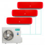 Настенная мульти-сплит-система Hisense Premium Red FM DC Inverter на 3 комнаты