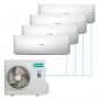 Настенная мульти-сплит-система Hisense Silver FM DC Inverter на 4 комнаты