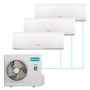 Настенная мульти-сплит-система Hisense Smart FM DC Inverter на 3 комнаты