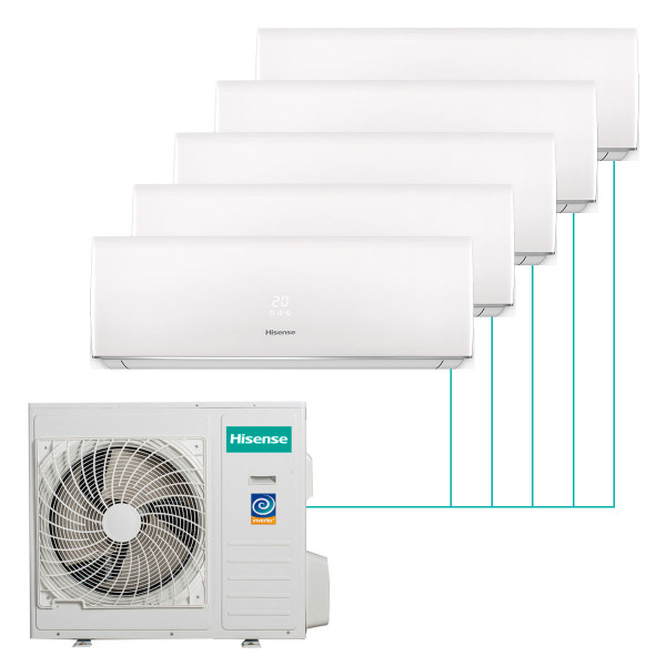 Настенная мульти-сплит-система Hisense Smart FM DC Inverter на 5 комнат