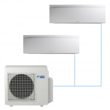 Настенная мульти-сплит-система Daikin Emura New W на 2 комнаты