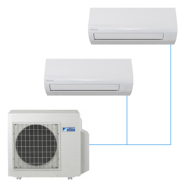 Настенная мульти-сплит-система Daikin Sensira на 2 комнаты