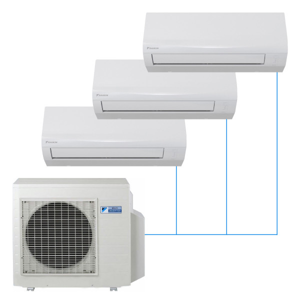 Настенная мульти-сплит-система Daikin Sensira на 3 комнаты