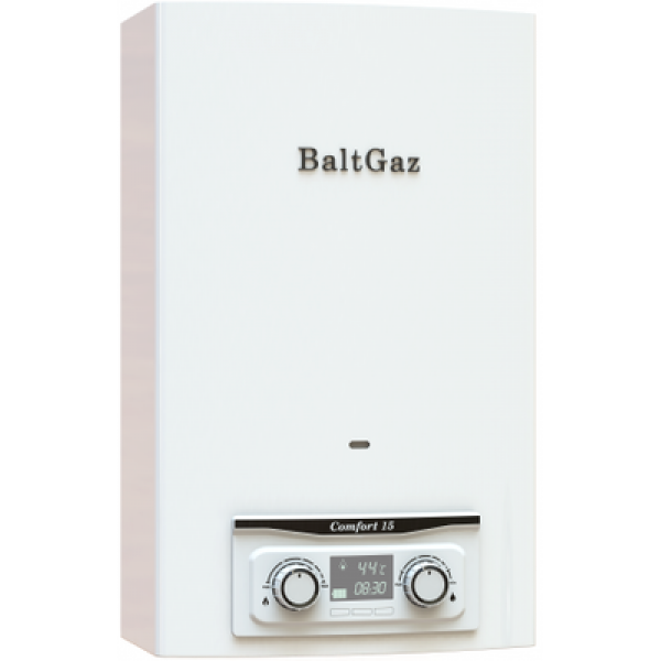 Газовый проточный водонагреватель BaltGaz Comfort 15 New