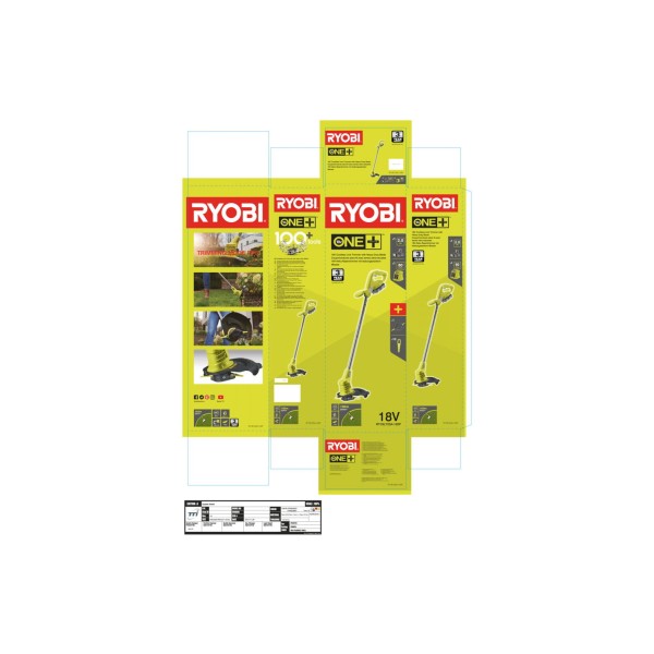 Аккумуляторный триммер Ryobi ONE+ RY18LT25A-120P 5133004627