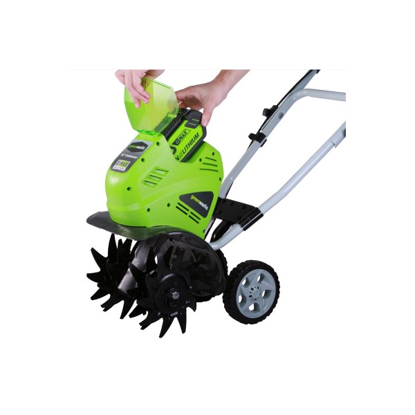 Аккумуляторный культиватор Greenworks G40TL 27087