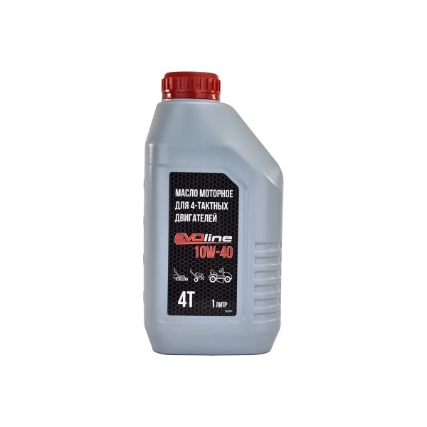 Масло моторное для 4-тактных двигателей полусинтетическое SAE 10W-40 API SJ/CF Evoline 4TPS10EVO