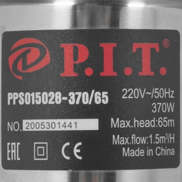 Насос скважинный P.I.T. PPS015028-370/65