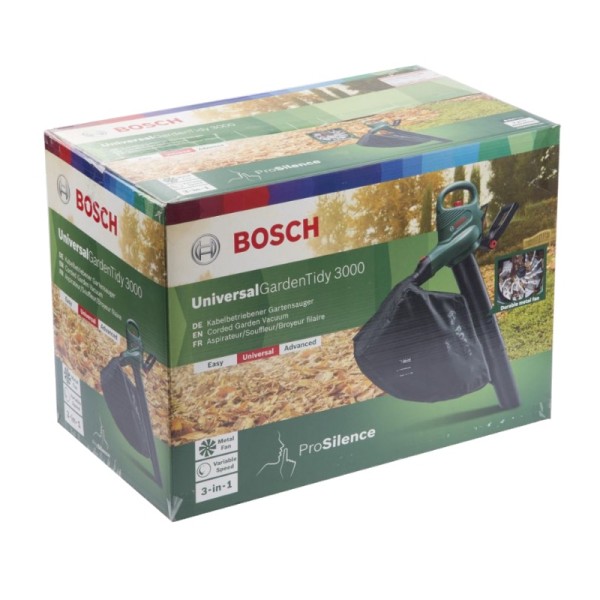 Садовый пылесос-воздуходувка Bosch UniversalGardenTidy 3000 0.600.8B1.001