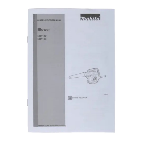 Электрическая воздуходувка Makita UB1103
