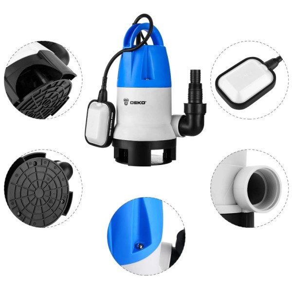 Дренажный насос для грязной воды Deko DWP-750P