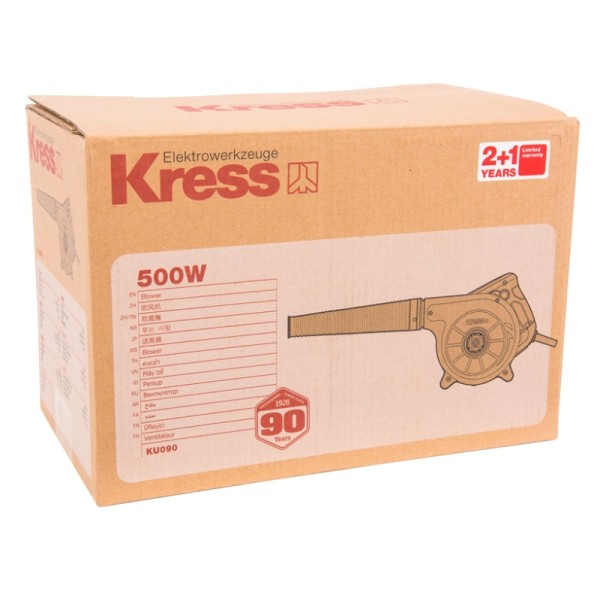 Воздуходувка электрическая Kress KU090, 500 Вт