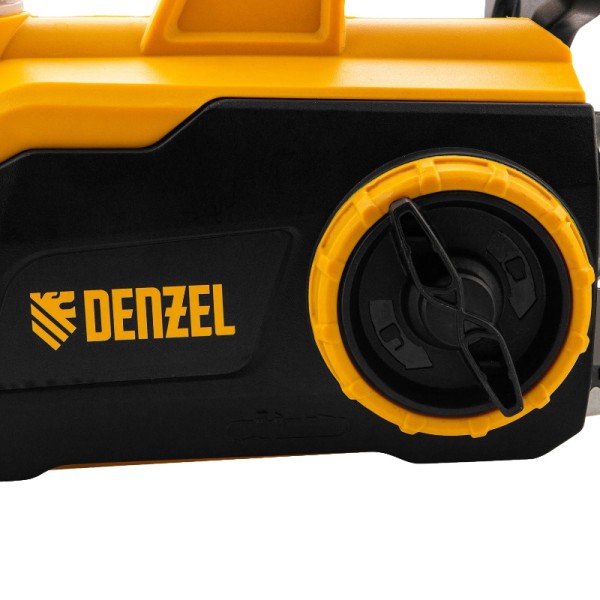 Пила цепная Denzel EDS-1800P 95615, электрическая, 1,8кВт, поперечная, шина 40см,шаг 3/8, паз 1,3мм, 57зв