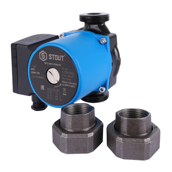Насос циркуляционный Stout 25/40-130 SPC-0001-2540130