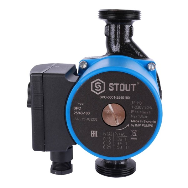 Насос циркуляционный Stout 25/40-180 SPC-0001-2540180