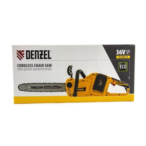 Цепная пила аккумуляторная Denzel RCS400-36