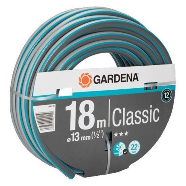 Поливочный шланг Gardena Classic 18001-20.000.00 (13 мм, 1/2", 18 м)