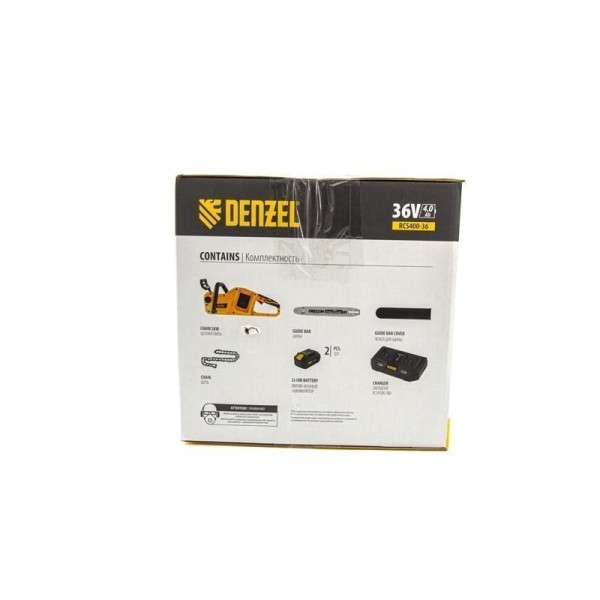 Цепная пила аккумуляторная Denzel RCS400-36