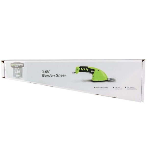Аккумуляторные садовые ножницы-кусторез с удлиненной ручкой Greenworks G3.6GS 1600207