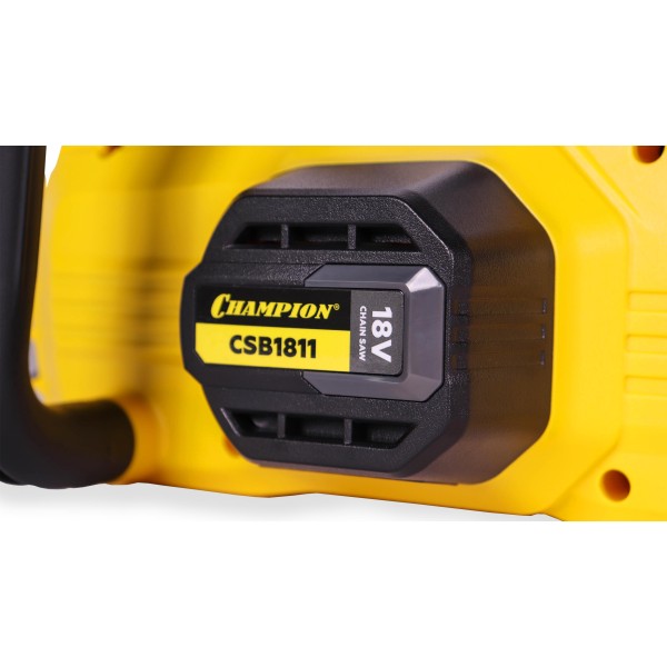 Пила аккумуляторная CHAMPION CSB1811 (18В4Ач Li-ion2.9кг18мин10"3/8-1,3-40,2300об/мин +АКБ( 2Ач)иЗУ)