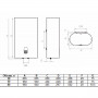 Электрический накопительный водонагреватель Timberk T-WSE50-FS1D-V