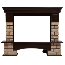 Портал Firelight Forte Wood 30 камень темный, шпон венге