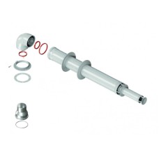 Комплект коакс. дымохода Federica Bugatti 60/100 (Bugatti,Navien,Wolf,Bosch,Protherm,Buderus) L1000